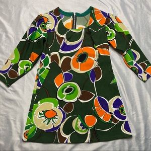 VTG 60s-70s  Psychedelic Mini Dress